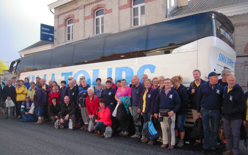 Wandeluitstap met de bus naar Lummen op zondag 31 juli 2022